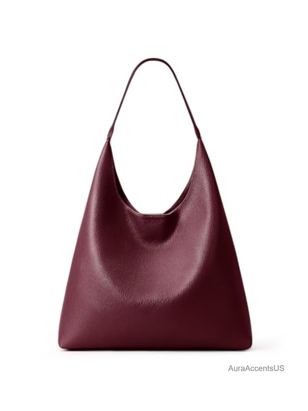 KALIDI Slouchy Hobo Bag Vegan Leather Shoulder Tote Everyday Weekender